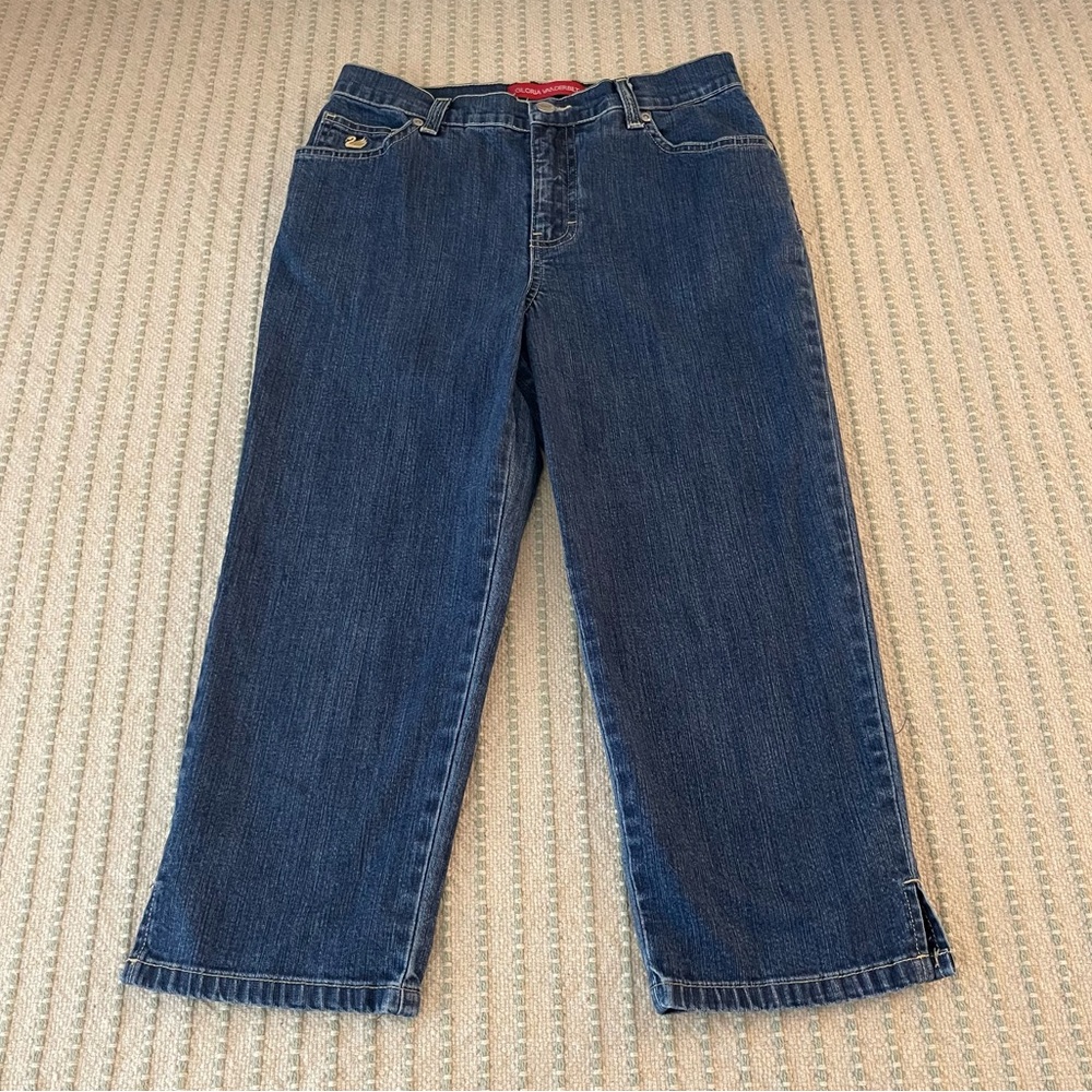 Gloria Vanderbilt Denim - Blue Jean Capri Pants - Size Petite 6